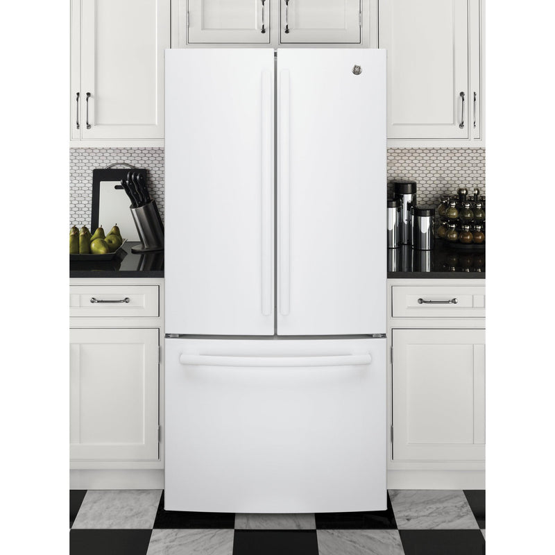 GE 33-inch, 18.6 cu. ft. Counter-Depth French-Door Refrigerator with Ice Maker GWE19JGLWW IMAGE 15