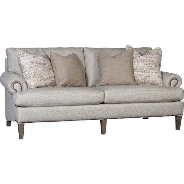 Mayo Furniture Stationary Fabric Sofa 5070F10 Sofa - Malibu Silver IMAGE 1