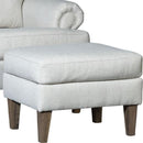 Mayo Furniture Fabric Ottoman 5070F50 Ottoman - Namaste Flax IMAGE 1