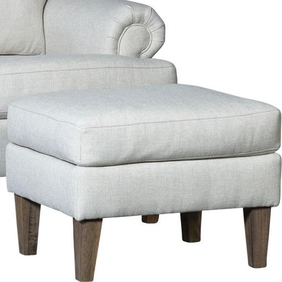 Mayo Furniture Fabric Ottoman 5070F50 Ottoman - Namaste Flax IMAGE 1
