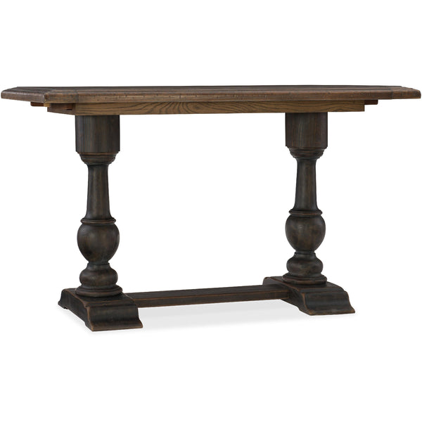 Hooker Furniture 5960-75206-BRN Balcones 60in Friendship Table with 2-12in Leaves IMAGE 1