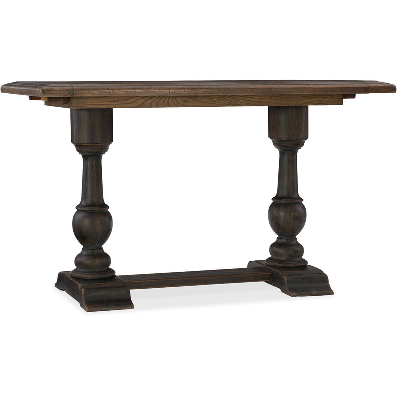 Hooker Furniture 5960-75206-BRN Balcones 60in Friendship Table with 2-12in Leaves IMAGE 1