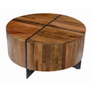 Classic Home Desmond Coffee Table Desmond 51010604 Round Coffee Table IMAGE 2