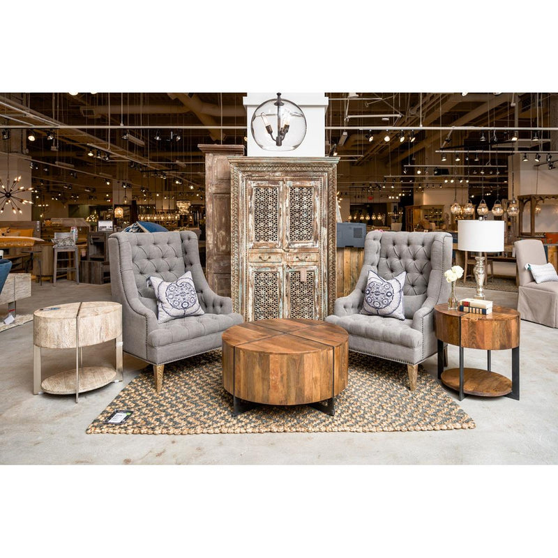 Classic Home Desmond Coffee Table Desmond 51010604 Round Coffee Table IMAGE 3