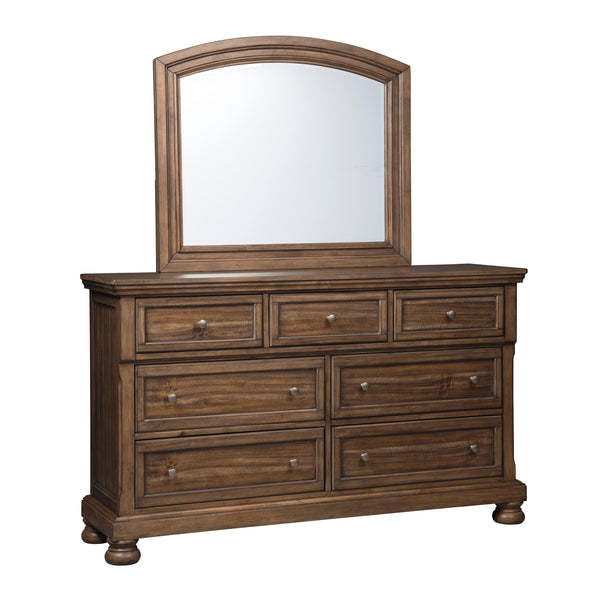 B719-31/36 Signature Design by Ashley Flynnter 7-Drawer Dresser with Mirror