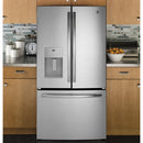 GE 36-inch, 25.6 cu. ft. French 3-Door Refrigerator GFE26JSMSS IMAGE 13