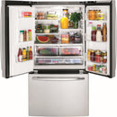 GE 36-inch, 25.6 cu. ft. French 3-Door Refrigerator GFE26JSMSS IMAGE 6