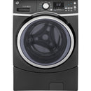 GE 4.5 cu. ft. Front Loading Washer with an internal water heater GFW450SPMDG IMAGE 1