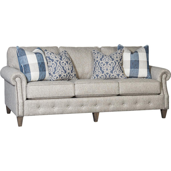 Mayo Furniture Stationary Fabric Sofa 4040F10 Sofa - Runaround Stone IMAGE 1