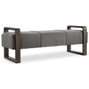 Hooker Furniture 1600-50006-DKW Curata Upholstered Bench IMAGE 1