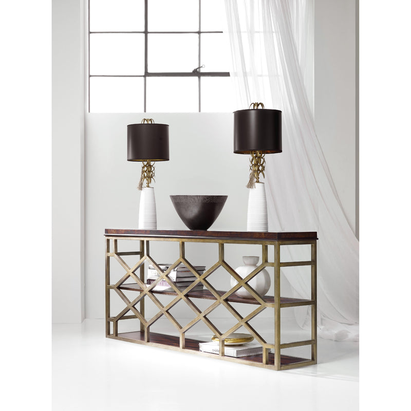 Hooker Furniture 638-85290-DKW Melange Giles Console Table IMAGE 3