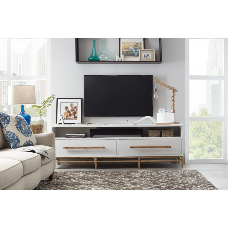 Hooker Furniture 1620-55488-WH Urban Elevation Low Entertainment Console IMAGE 3