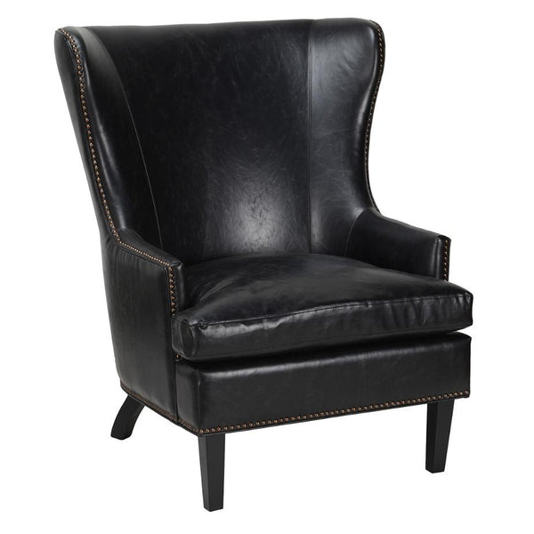 Classic Home Cordova Stationary Leather Accent Chair 53005455 IMAGE 1
