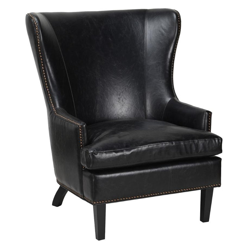 Classic Home Cordova Stationary Leather Accent Chair 53005455 IMAGE 1