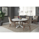 Classic Home Round Ventura Dining Table and Trestle Base 51010895 IMAGE 2