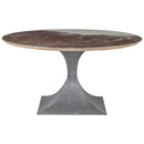 Classic Home Round Bradbury Dining Table with Marble Top and Pedestal Base 51030253 IMAGE 2
