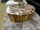 51005375 Classic Home Norwest Petrified Wood Coffee Table Natural