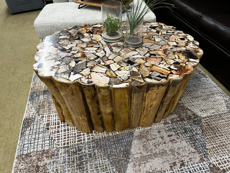 51005375 Classic Home Norwest Petrified Wood Coffee Table Natural