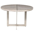 Classic Home Round Desmond Dining Table with Pedestal Table 51010885 IMAGE 2