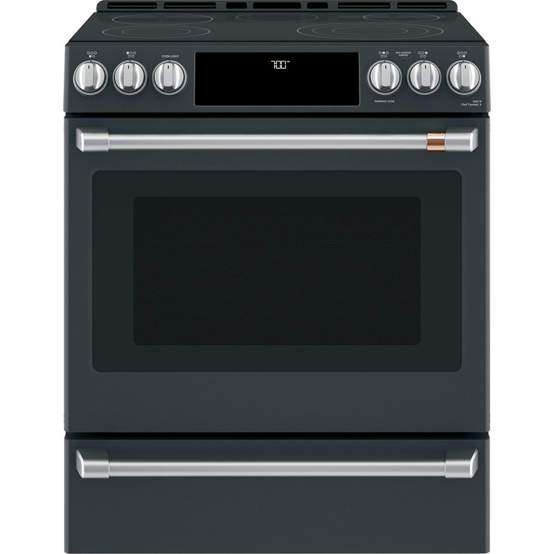 Café 30-inch Slide-in Electric Range with Warming Drawer CES700P3MD1 IMAGE 1