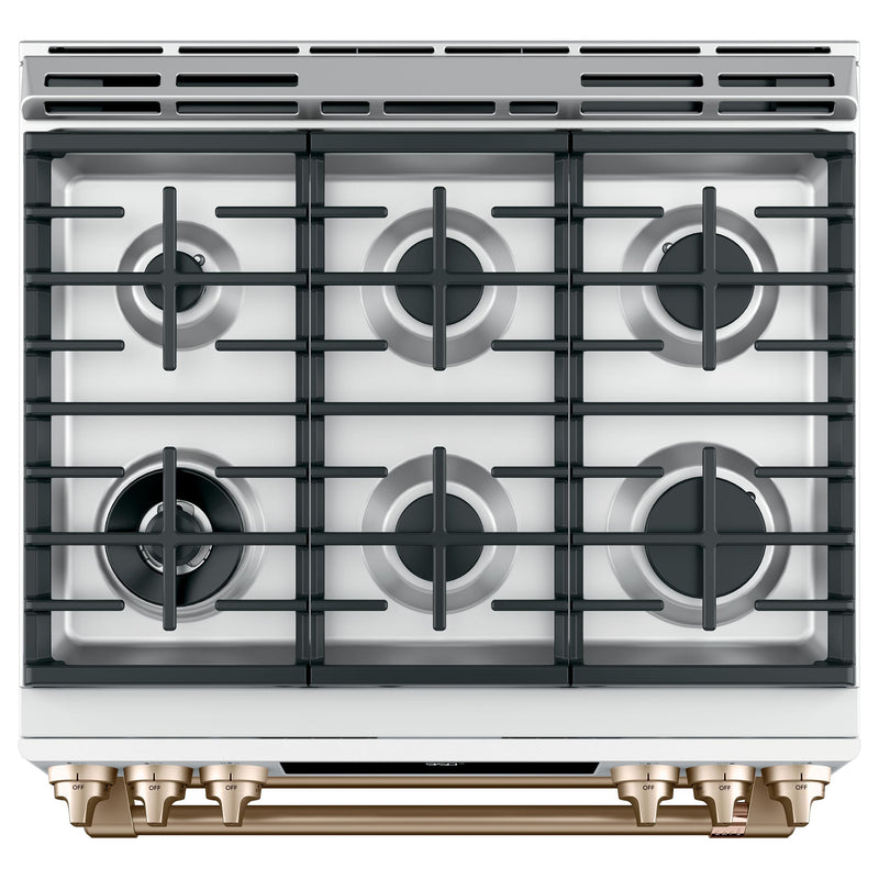 Café 30-inch Slide-in Dual-Fuel Range with Convection C2S950P4MW2 IMAGE 6