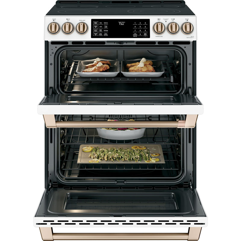 Café 30-inch Slide-in Electric Range with Convection CES750P4MW2 IMAGE 4