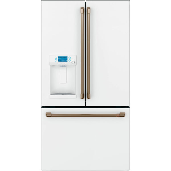 Café 36-inch, 27.8 cu.ft. Freestanding French 3-Door Refrigerator with Hot Water Dispenser CFE28TP4MW2 IMAGE 1