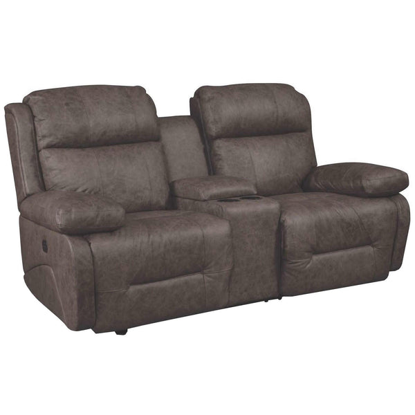 Best Home Furnishings Telva Power Reclining Leather Loveseat with Console Telva L980CY4 Loveseat IMAGE 1