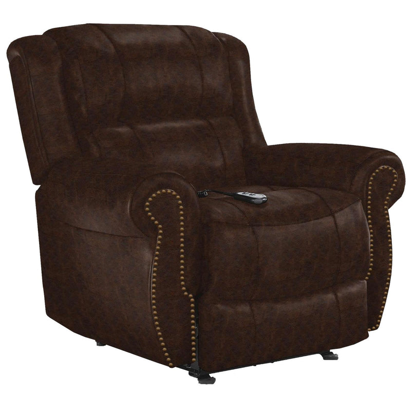 Best Home Furnishings Terrill Power Leather Recliner 8NP74LU 71224L IMAGE 1