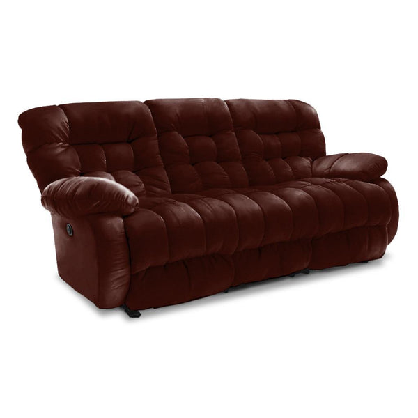 Best Home Furnishings Plusher Reclining Leather Sofa S565CA4 72638L IMAGE 1