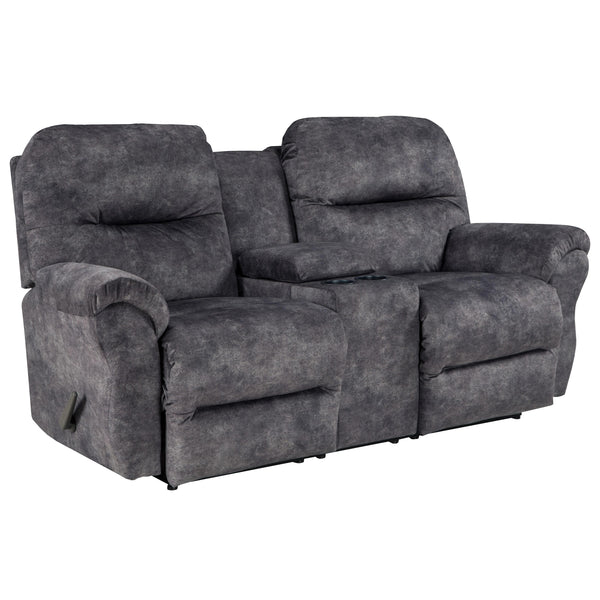 Best Home Furnishings Bodie Reclining Fabric Loveseat with Console L760RC4 20893 IMAGE 1