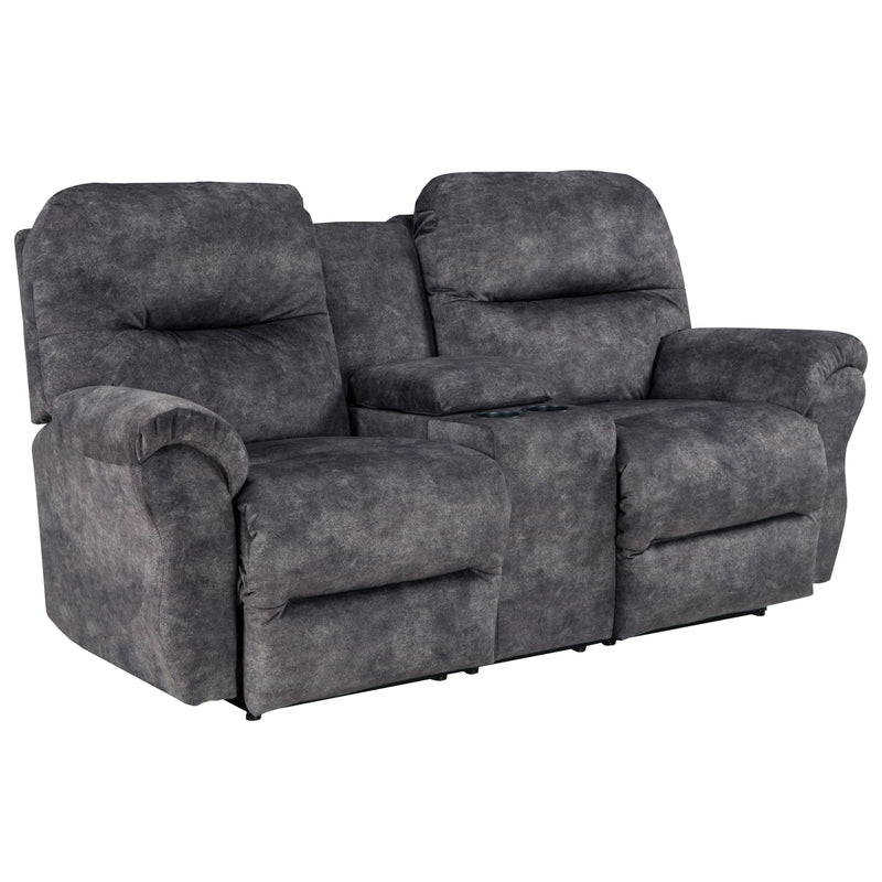 Best Home Furnishings Bodie Power Reclining Fabric Loveseat with Console L760RQ4 20893 IMAGE 1