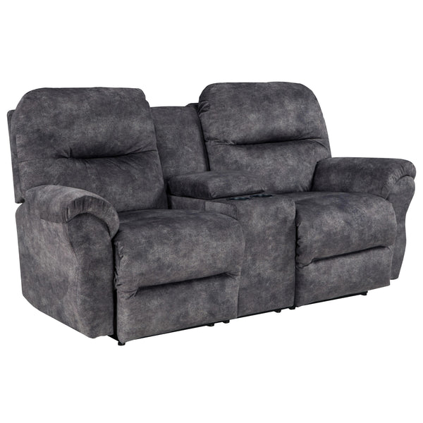 Best Home Furnishings Bodie Power Reclining Fabric Loveseat with Console L760RQ7 20893 IMAGE 1
