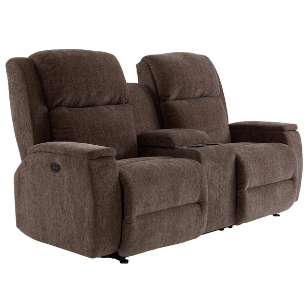 Best Home Furnishings Colton Power Reclining Fabric Loveseat with Console L740RY7 21626 IMAGE 1