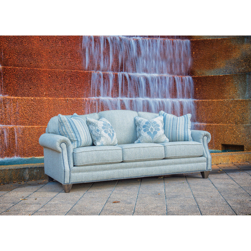 Mayo Furniture Stationary Fabric Sofa 4290F10 Sofa - Tilly Slate IMAGE 2