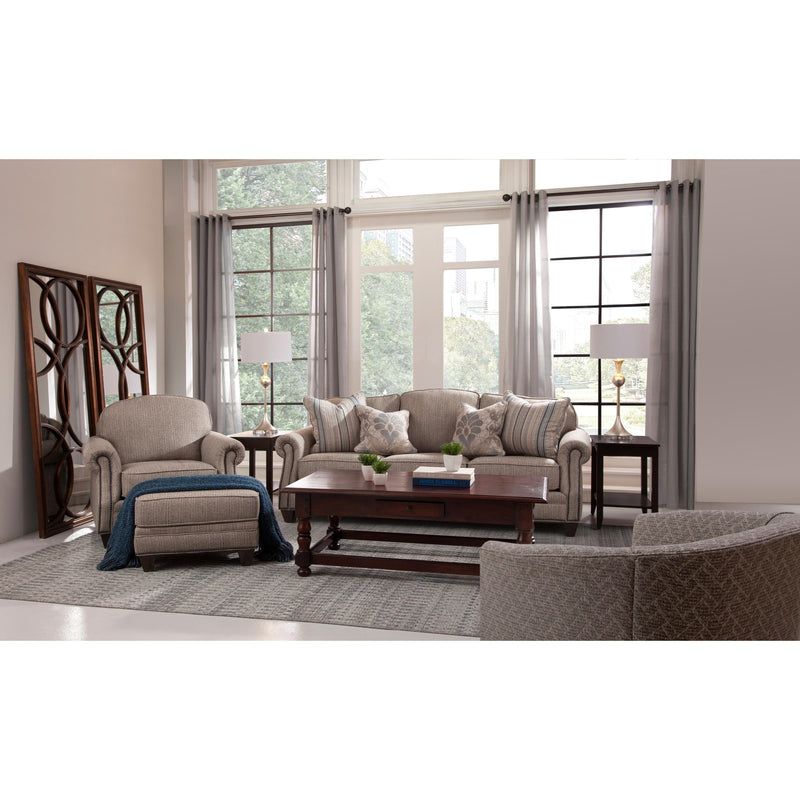 Mayo Furniture Stationary Fabric Sofa 4290F10 Sofa - Tilly Slate IMAGE 3
