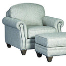 Mayo Furniture Stationary Fabric Chair 4290F40 Chair - Tilly Slate IMAGE 1