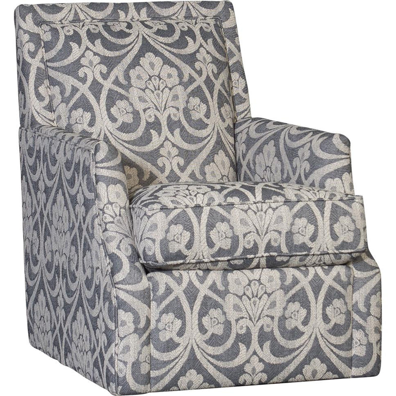 Mayo Furniture Swivel Fabric Chair 2325F42 Swivel Chair - Azzedine Graphite IMAGE 1