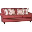 Mayo Furniture Stationary Fabaric Sofa 2377F10 Sofa - Barnstormer Brick IMAGE 1