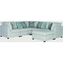 Mayo Furniture Fabric 6 pc Sectional 1561F70/1561F70/1561F70/1516F41/1516F41/1516F50-Tilly Powder IMAGE 1