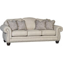 Mayo Furniture Stationary Fabric Sofa 3180F10 Sofa - Duke Marble IMAGE 1