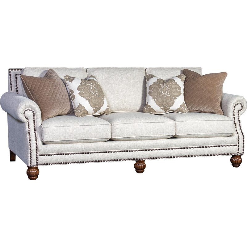 Mayo Furniture Stationary Fabric Sofa 4300F10 Sofa - Runaround Khaki IMAGE 1