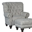 Mayo Furniture Stationary Fabric Chair 9310F40 Chair - Holloway Stone IMAGE 1