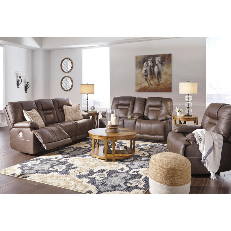 Signature Design by Ashley Wurstrow Power Reclining Leather Match Sofa U5460315 IMAGE 14