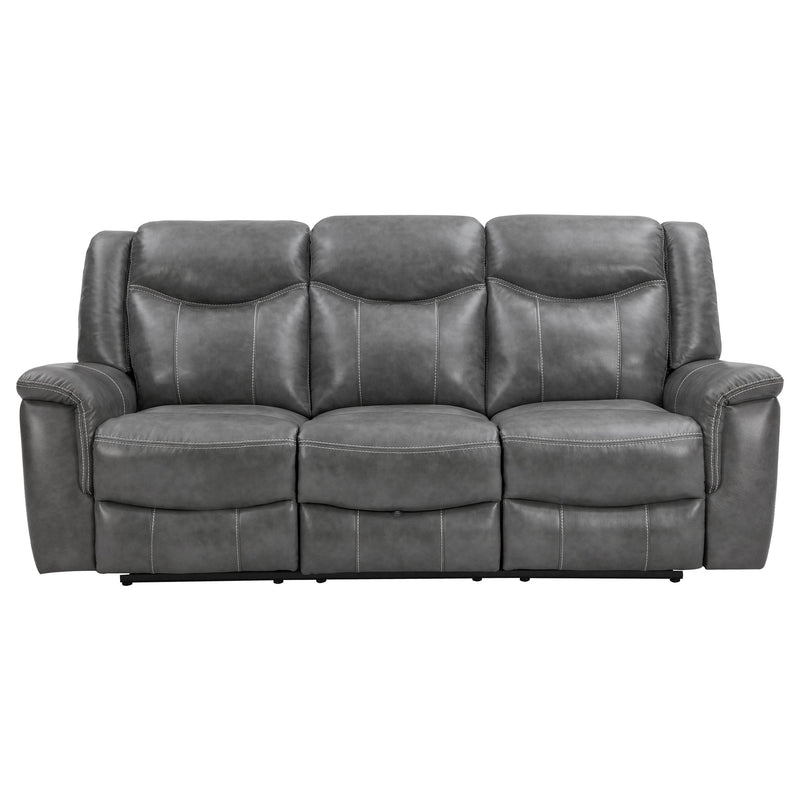 Coaster Furniture Conrad Reclining Leatherette Sofa 650354 IMAGE 3