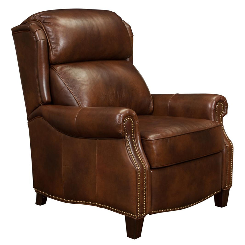 Barcalounger Meade Leather Recliner 7-3058-5460-85 IMAGE 2