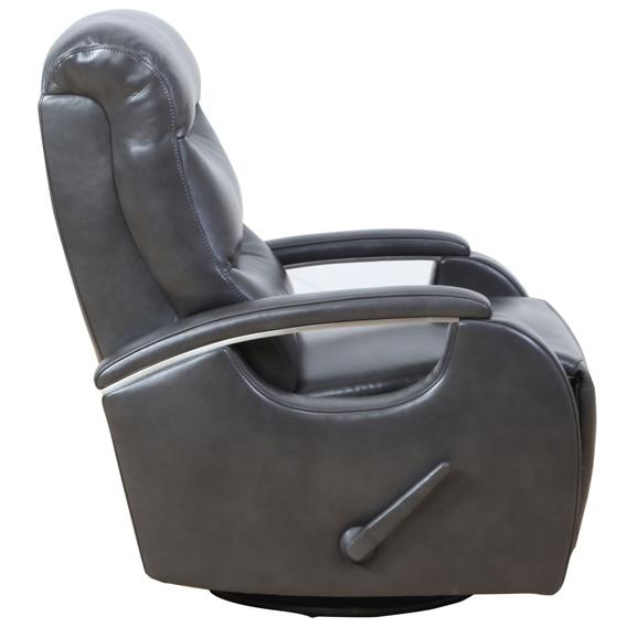 Barcalounger Fallon Swivel Glider Leather Recliner 8-3338-3706-92 IMAGE 3