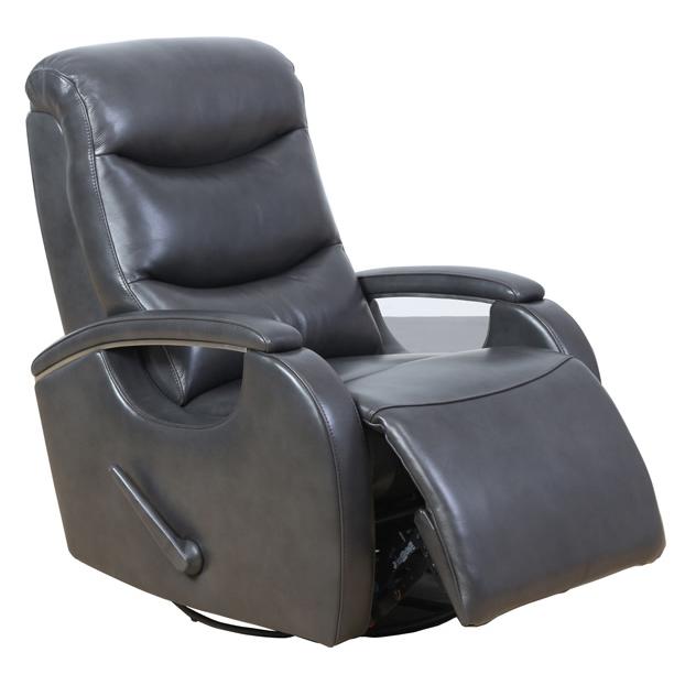 Barcalounger Fallon Swivel Glider Leather Recliner 8-3338-3706-92 IMAGE 5