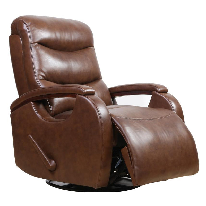 Barcalounger Jonas Swivel Glider Leather Recliner 8-3320-3702-86 IMAGE 2