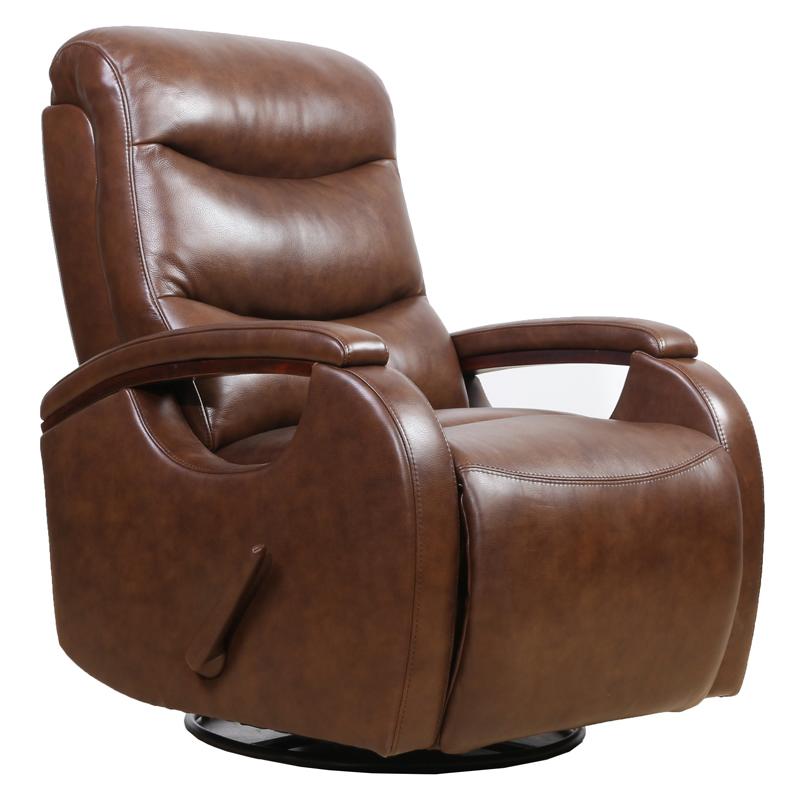 Barcalounger Jonas Swivel Glider Leather Recliner 8-3320-3702-86 IMAGE 3